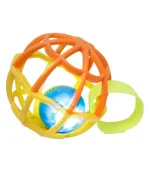 Buba Chocalho Baby Ball Luz e Som – Bola Sensorial Flexível (+6m) - Imagem 4